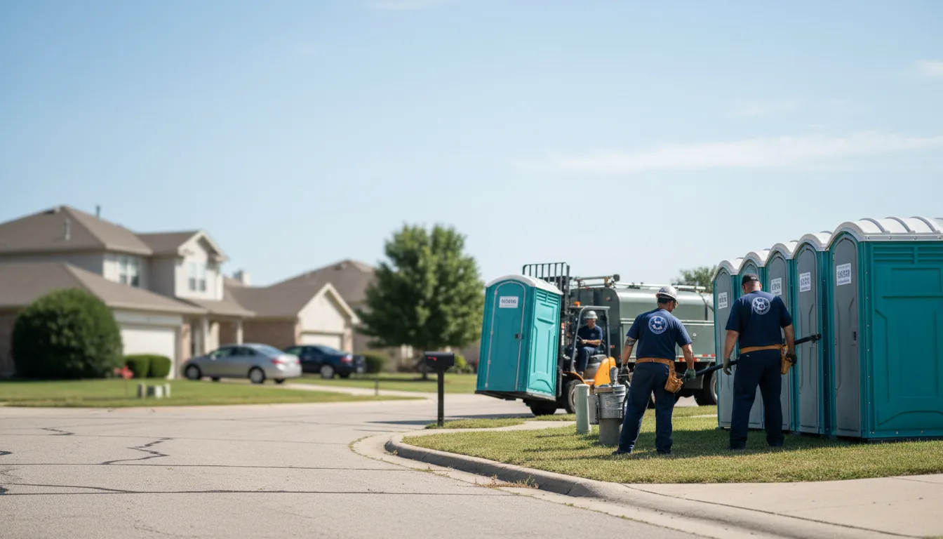 Porta Potty Rental in Dennison, IL near me